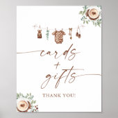 Baby Is Brewing Koffie Baby Shower Kaarten & Cadea Poster (Voorkant)