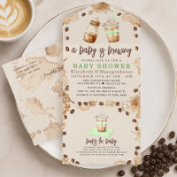 Baby is Brewing Koffie Geslacht Neutrale Baby Show
