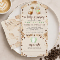 Baby is Brewing Koffie Geslacht Neutrale Baby Show