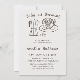 Baby is Brewing Koffiepoten Baby Shower