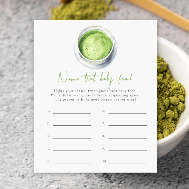 Baby is brewing matcha - Name that baby food (Creator heeft geüpload)