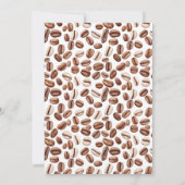 Baby is Brewing Neutral Baby Shower  Invitation Kaart (Achterkant)