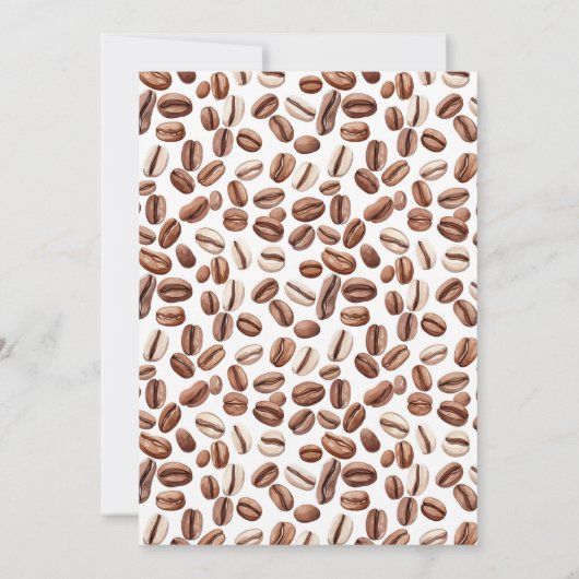 Baby is Brewing Neutral Baby Shower  Invitation Kaart (Achterkant)