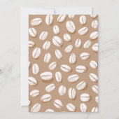 Baby is Brewing Neutral Baby Shower  Kaart (Achterkant)