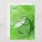 Baby is Brewing Spooky Heks Halloween Baby Shower Kaart (Achterkant)