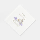 Baby is Brewing Tea Party Baby Shower Servet (Hoek)