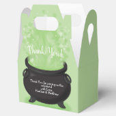 Baby is Brewing Witch Shower Halloween Cauldron Bedankdoosjes (Geopend)