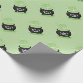 Baby is Brewing Witch Shower Halloween Cauldron Cadeaupapier (Hoek)