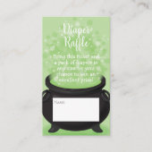 Baby is Brewing Witch Shower Halloween Cauldron Informatiekaartje (Voorkant)