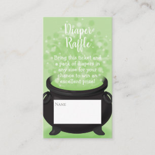 Baby is Brewing Witch Shower Halloween Cauldron Informatiekaartje