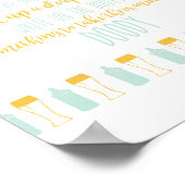 Baby is Brewing Words for the Wee Hours Poster (Hoek)