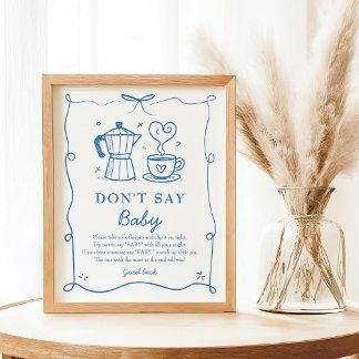Baby Is Brewing Zeg Niet Baby Game Poster