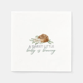 Baby is Brouwen - Gebak & Booties Servet