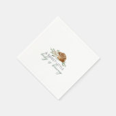 Baby is Brouwen - Gebak & Booties Servet (Hoek)