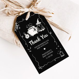 Baby is Brouwen Halloween Baby shower Favoriet Tag Cadeaulabel