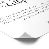 Baby is Brouwen Hoe groot is haar buik douche spel Poster (Hoek)