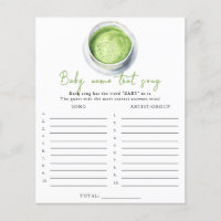 Baby is brouwen matcha - Noem dat lied spel
