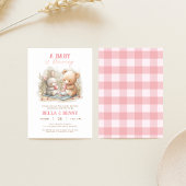 Baby is Brouwen Tea Party Baby shower Uitnodiging