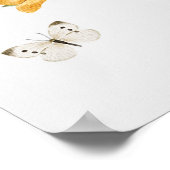 Baby is Brouwen Wildflower Tea Baby shower Welkom Poster (Hoek)