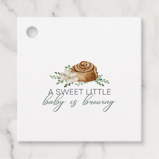 Baby is Brouwerij Pastry Bedankjes Labels (Voorkant)
