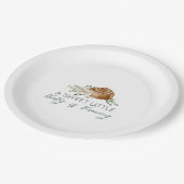 Baby is Brouwerij Pastry Papieren Bordje (Gekanteld)