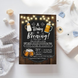 Baby is brouwerij voor Baby shower Kaart