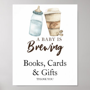 Baby is brouwt koffie Boeken Kaarten & Cadeaus Poster