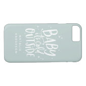 Baby is buiten de winter koud Case-Mate iPhone case (Achterkant (Horizontaal))