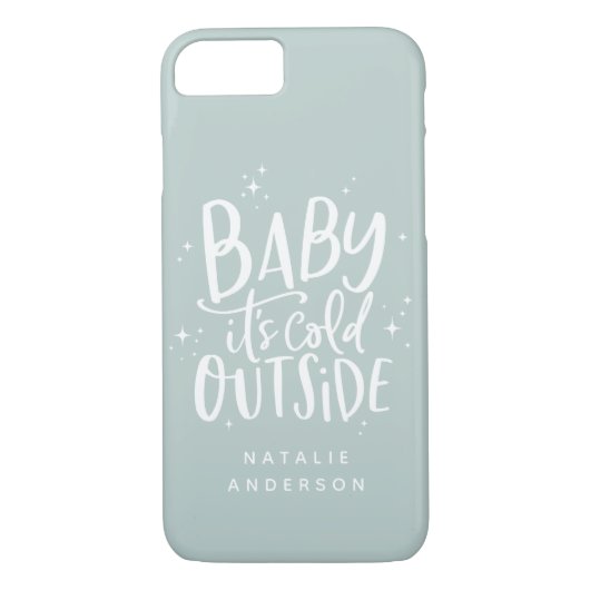 Baby is buiten de winter koud Case-Mate iPhone case (Achterkant)