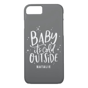 Baby is buiten de winter koud 	iPhone 8/7 hoesje