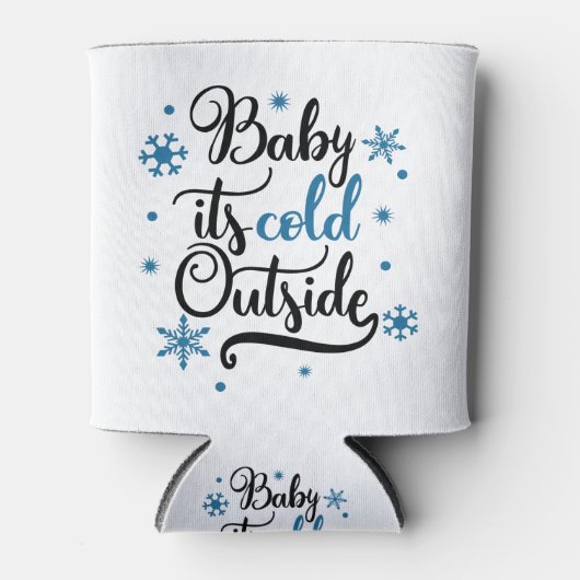 baby is buiten koud blikjeskoeler (Voorkant)