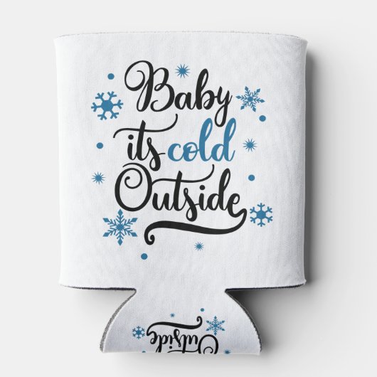 baby is buiten koud blikjeskoeler (Achterkant)