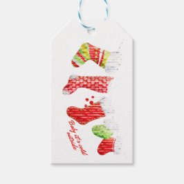 Baby is buiten koud cadeaulabel