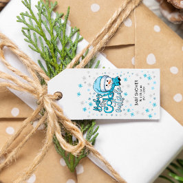 baby is buiten koud cadeaulabel