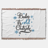 baby is buiten koud deken (Voorkant)