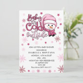 baby is buiten koud kaart (Staand voorkant)