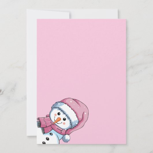 baby is buiten koud kaart (Achterkant)