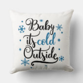 baby is buiten koud kussen (Achterkant)