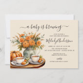 Baby is de Uitnodiging van het Baby shower van de  (Voorkant)