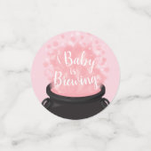 Baby is een gradenschoen met een gothisch roze mei confetti (Kleine voorkant)