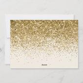 Baby is een lafhartig kerstfeest feestdagenkaart (Achterkant)