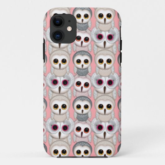 Baby is eigenaar op roze patroon Case-Mate iPhone case (Achterkant)