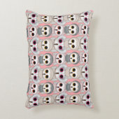 Baby is eigendom op Bleek roze achtergrondpatroon Accent Kussen (Voorkant(Verticaal))