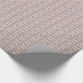 Baby is eigendom op Bleek roze achtergrondpatroon Cadeaupapier (Hoek)