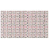 Baby is eigendom op Bleek roze achtergrondpatroon Tafelkleed (Voorkant (Horizontaal))