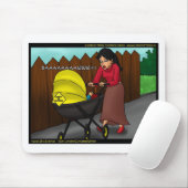 Baby is gesmeed Funny Gifts T - shirts & Collectib Muismat (Met muis)