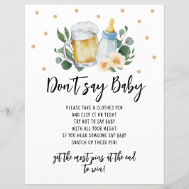 Baby is groenery aan het kweken, zeg niet Baby-geb