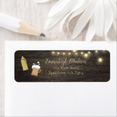 Baby is het adres van de Terugkeer van het Goud Ba Etiket (Insitu)