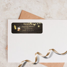 Baby is het adres van de Terugkeer van het Goud Ba Etiket