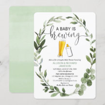 Baby is het baby shower van groenerige paren